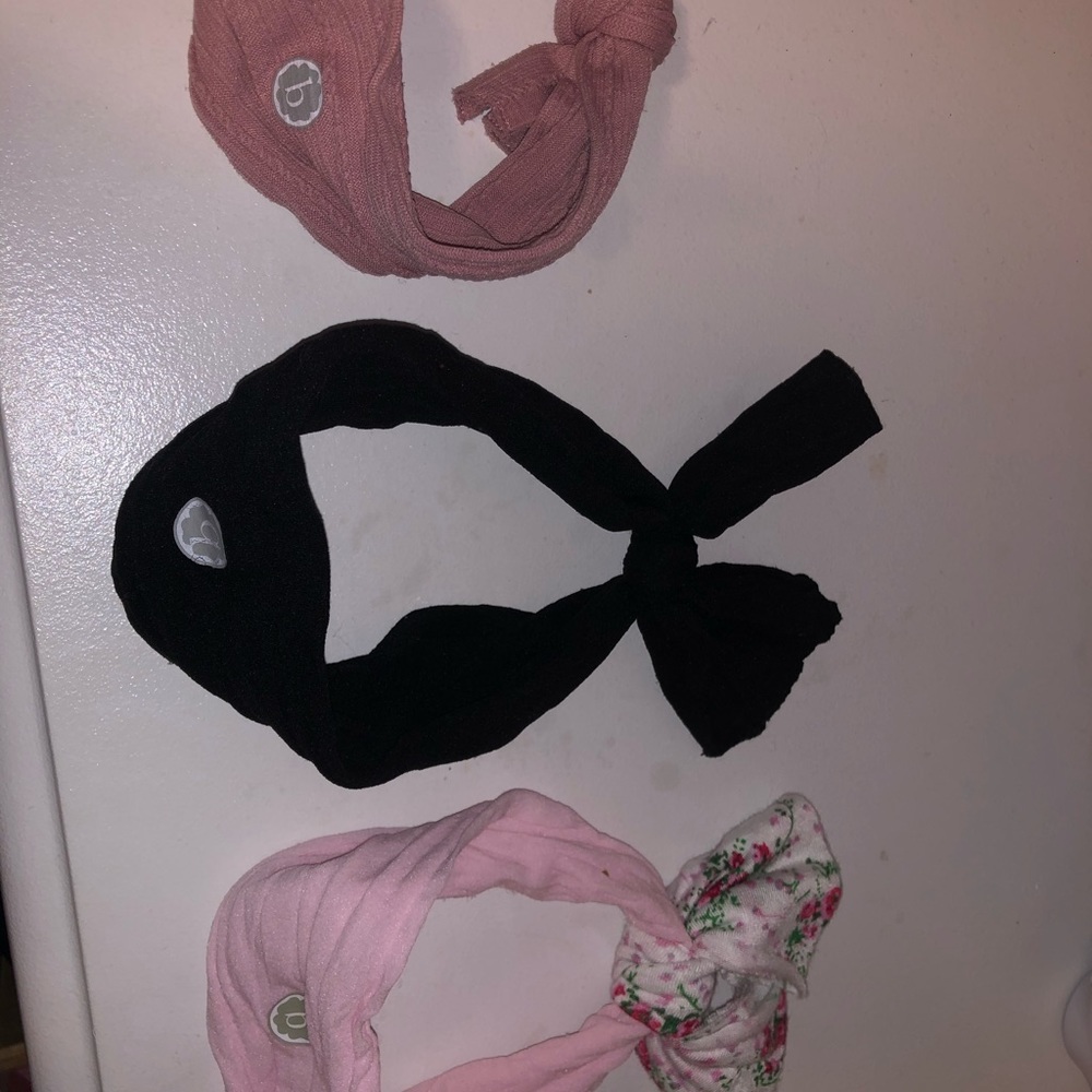 Three baby bling bows
